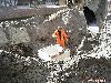 22-03-2006 het plaatsen van een kolk en riolering vernieuwen in het winkelcentrum beverwaard.