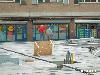 18-05-2006 bekisting en leggen van ondervloer in het winkelcentrum beverwaard.