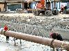 02-06-2006 vlecht matten neerleggen en vlechten van beton matten in oudewatering winkelcentrum beverwaard. 