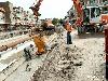 16-06-2006 beton storten voor een werkvloer in de oudewatering winkelcentrum beverwaard.