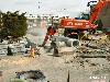 20-04-2006 grondwerkzaamheden en aan leggen van riolering kolken keverborgstraat beverwaard.