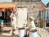 01-07-2006 opzoomerfeest op het schoolplein witte werf bij de haerenstraat beverwaard.