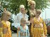 29-07-2006 groep labandera tijdens zomercarnaval centrum rotterdam.