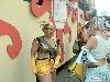 29-07-2006 groep labandera tijdens zomercarnaval centrum rotterdam.