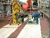 19-10-2006  glasplaten voor de luifels worden geplaatst  winkelcentrum beverwaard.