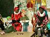 05-12-2006 sinterklaas en zwarte pieten bezoeken de rk regenboogschool grondvelderf beverwaard.