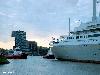 04-08-2008 aankomst ss rotterdam ligplaats katendrecht rotterdam