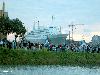 04-08-2008 aankomst ss rotterdam ligplaats katendrecht rotterdam