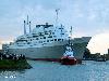 04-08-2008 aankomst ss rotterdam ligplaats katendrecht rotterdam