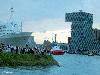 04-08-2008 aankomst ss rotterdam ligplaats katendrecht rotterdam