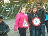 12-11-2007 startsein verkeersslang op de school plein barkentijn in de beverwaard