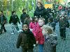 12-11-2007 startsein verkeersslang op de school plein barkentijn in de beverwaard