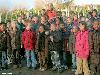 12-11-2007 startsein verkeersslang op de school plein barkentijn in de beverwaard