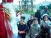 05-12-2007 sinterklaas op bezoek bij de kinderen van de cortenbachsingel die mee hebben gedaan met mensen maken de stad ook in de beverwaard