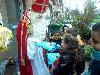 05-12-2007 sinterklaas op bezoek bij de kinderen van de cortenbachsingel die mee hebben gedaan met mensen maken de stad ook in de beverwaard