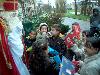 05-12-2007 sinterklaas op bezoek bij de kinderen van de cortenbachsingel die mee hebben gedaan met mensen maken de stad ook in de beverwaard