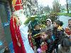 05-12-2007 sinterklaas op bezoek bij de kinderen van de cortenbachsingel die mee hebben gedaan met mensen maken de stad ook in de beverwaard