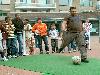 31-05-2008 kick-point een voetbal spel in het winkelcentrum beverwaard