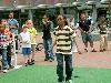 31-05-2008 kick-point een voetbal spel in het winkelcentrum beverwaard