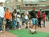 31-05-2008 kick-point een voetbal spel in het winkelcentrum beverwaard