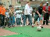 31-05-2008 kick-point een voetbal spel in het winkelcentrum beverwaard