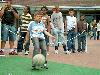 31-05-2008 kick-point een voetbal spel in het winkelcentrum beverwaard