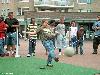 31-05-2008 kick-point een voetbal spel in het winkelcentrum beverwaard