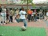 31-05-2008 kick-point een voetbal spel in het winkelcentrum beverwaard