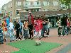 31-05-2008 kick-point een voetbal spel in het winkelcentrum beverwaard