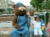 04-06-2008 geboorte van de bever mascotte voor het winkelcentrum beverwaard