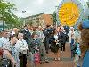 18-07-2008 opening van de nieuwe pinautomaat van de rabo bank in het winkelcentrum beverwaard.