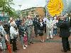 18-07-2008 opening van de nieuwe pinautomaat van de rabo bank in het winkelcentrum beverwaard.