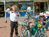  23-08-2008 fiets veilig actie winkel centrum beverwaard 