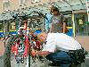  23-08-2008 fiets veilig actie winkel centrum beverwaard 