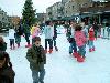 23-12-2008 schaatsen in het winkel centrum beverwaard