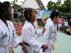 18-06-2009  huldiging duizenste lid schoolsportvereniging op de rk regenboog molencatensingel beverwaard.
