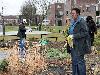  20-03-2010 complex52 buurtbewoners bezig met bollen planten buurttuin eckartstraat/ maurickerf beverwaard 