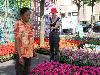 20-05-2010 opzoomer plantjes worden weer uitgereikt op het slangenburgplein beverwaard