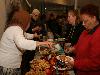 18-12-2013 high tea +kerst stukjes maken in de focus beverwaard