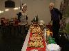 18-12-2013 high tea +kerst stukjes maken in de focus beverwaard