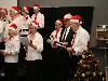 18-12-2013 high tea +kerst stukjes maken in de focus beverwaard