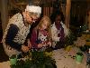 18-12-2013 high tea +kerst stukjes maken in de focus beverwaard