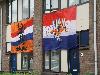 oranje versierringen in de beverwaard eckartstraat