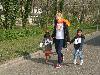 24-04-2015 koningsdag op de pc regenboog hardlopen molencatensingel school grondvelderf beverwaard