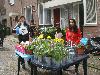 05-05-2015 opzoomeren  in de twickelerf hebben een aantal bewoners plantjes en planten bakjes bezems en vegers en blikken gekocht en zijn met zijn allen de straat schoon vegen en planten bakken ophangen en de kinderen kregen iets te snoepen in  beverwaard