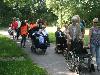 ouderen 4 daagse in de beverwaard 23-06-t/m26-06-2015 eerste etape vanaf ijsselburg schinnenbaan beverwaard dag3 25-06-2015