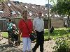 ouderen 4 daagse in de beverwaard 23-06-t/m26-06-2015 eerste etape vanaf ijsselburg schinnenbaan beverwaard dag3 25-06-2015