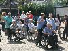 ouderen 4 daagse in de beverwaard 23-06-t/m26-06-2015 eerste etape vanaf ijsselburg schinnenbaan beverwaard dag3 25-06-2015