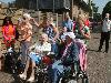 ouderen 4 daagse in de beverwaard 23-06-t/m26-06-2015 eerste etape vanaf ijsselburg schinnenbaan beverwaard dag3 25-06-2015