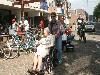 ouderen 4 daagse in de beverwaard 04-07-2016 eerste etape vanaf ijsselburg schinnenbaan beverwaard